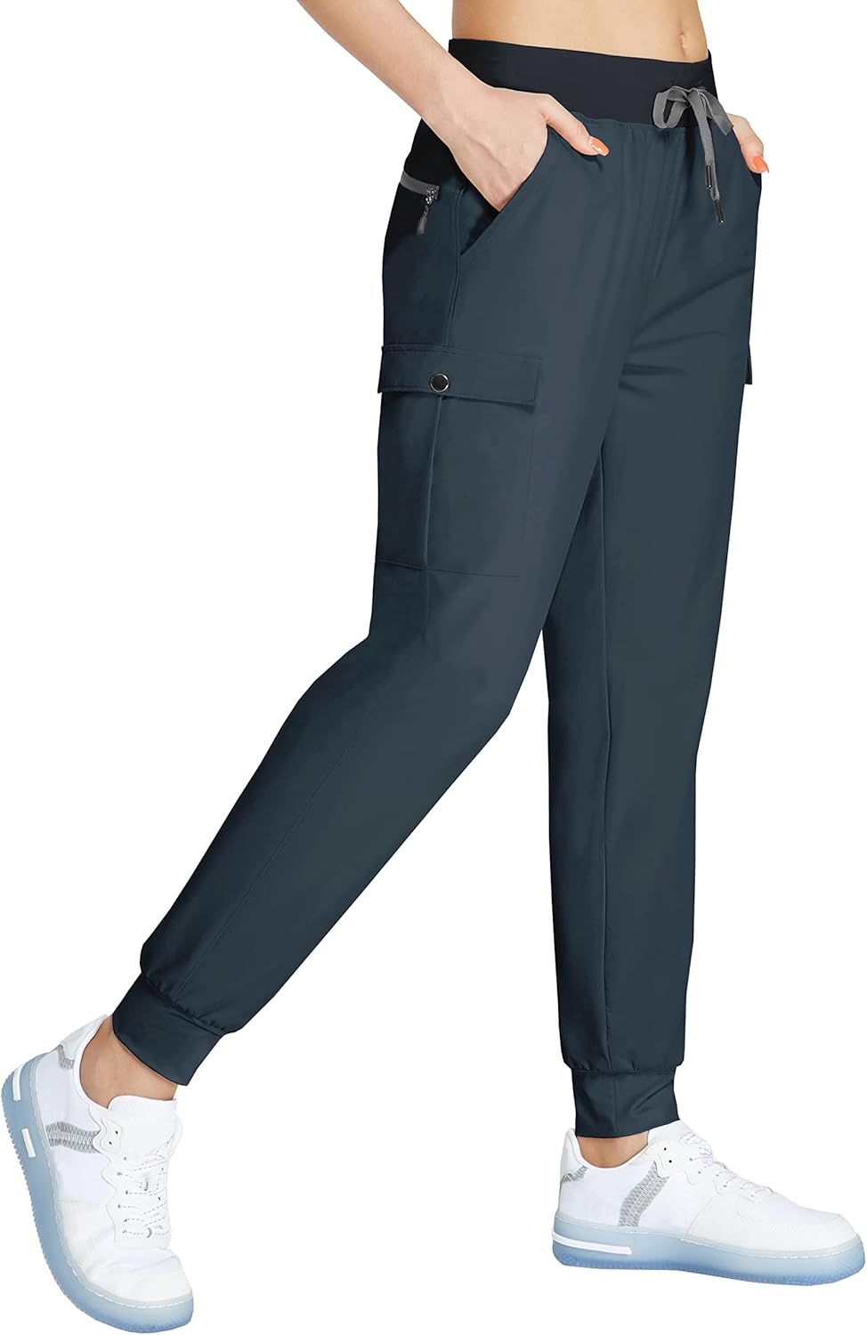 Womens Cargo Hiking Pants UPF 50+ Quick Dry Water Resistant Running Joggers Athletic Track Pants with Pockets : Clothing, Shoes & Jewelry