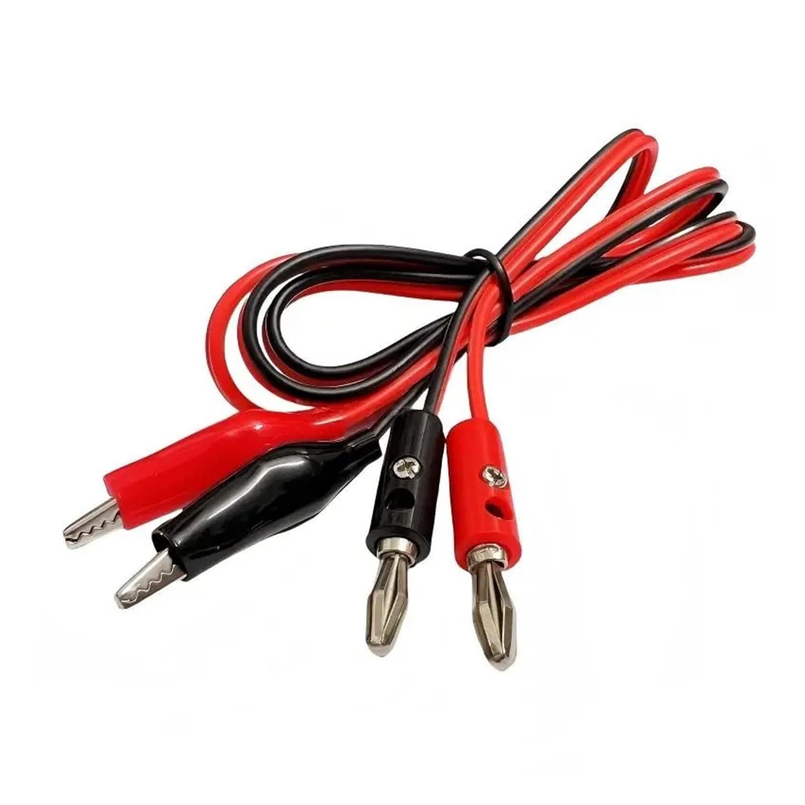 1 m Banana to Crocodile Clip Test Lead Double-End for Multimetr