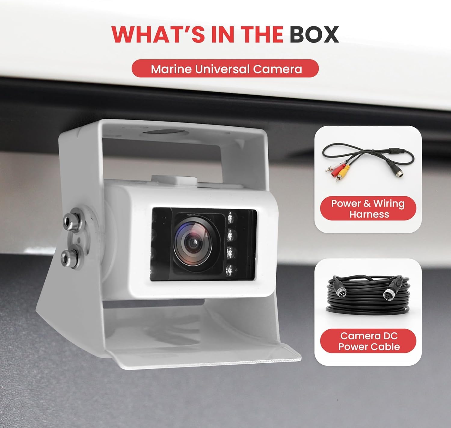 Amazon.co.jp: Pyle 7インチデジタルマリンカメラ、150度リアビュー