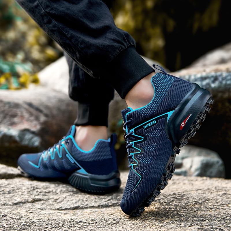 Zapatillas de senderismo para hombre, Trekking viajes, botas impermeables antideslizantes para caminar al aire libre Escalada Sneakers