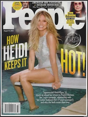 PEOPLE MAGAZINE - HOW HEIDI KEEPS IT HOT! - AUGUST 11, 2025