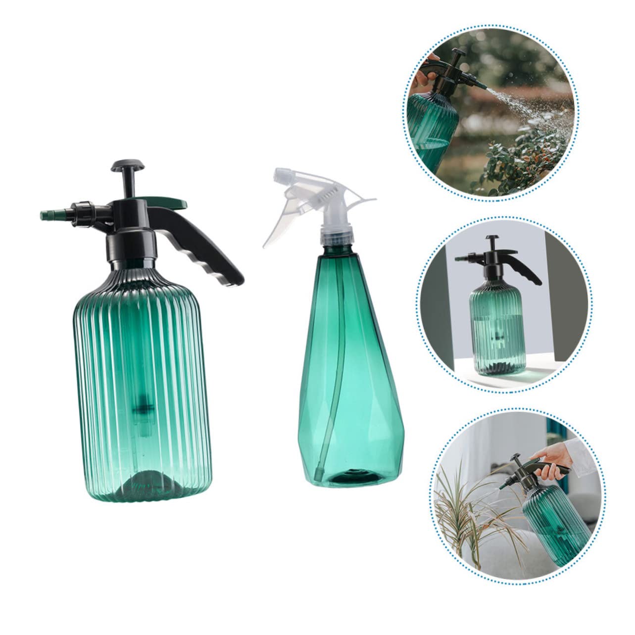 Toyvian 2 Sätze Gießkanne Sprühflasche Sprinkler Für Pflanzenpflege Tragbares Bewässerungswerkzeug Für Garten Und Innenräume Mit Feiner Zerstäubung Für 2 Stücke * 2