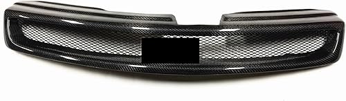 Compatible con Nissan Skyline V35 compatible con Infiniti G35 2003-2004 4 puertas Sedan Racing Grills parrilla delantera de fibra de carbono