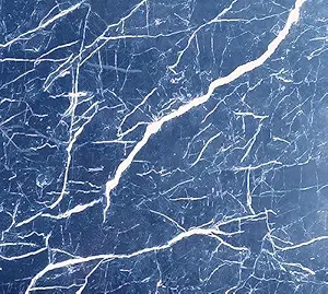 ANVAY INPEX Peel and Stick Floor Tiles l PVC Vinyl Self Adhesive Oil Proof & Waterproof Wall Tile Stickers l Marble Wall Paper Sheets l Wall Wallpaper for Home (12  12 inch) (Deep Blue, 20)