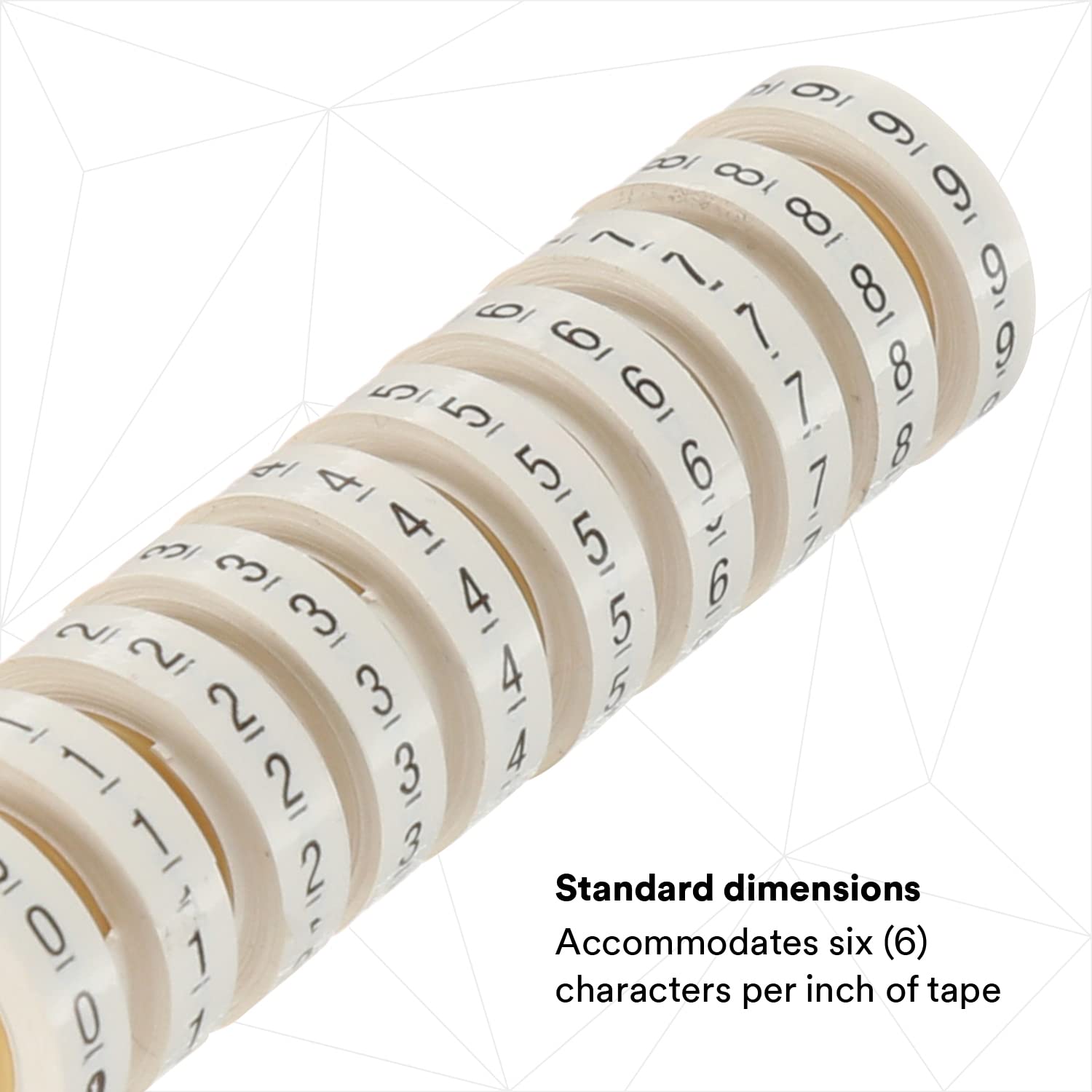 Scotchcode 3M Drahtmarkierband, Nachfüllrolle, SDR-0-9, 10 Rollen Nummerierung 0 bis 9