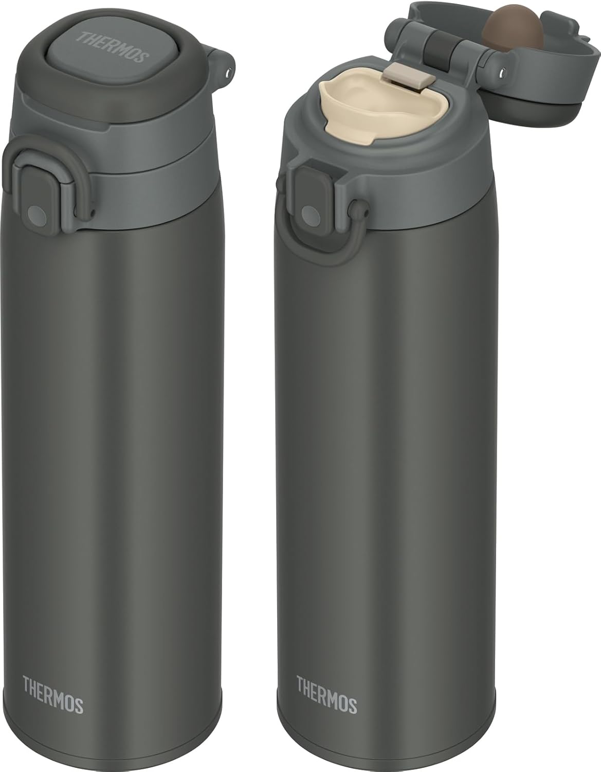 Thermos JOS-750 DGY Vacuum Insulated Mobile Mug with Carry Loop 25.5 fl oz (750 ml), Dark Gray