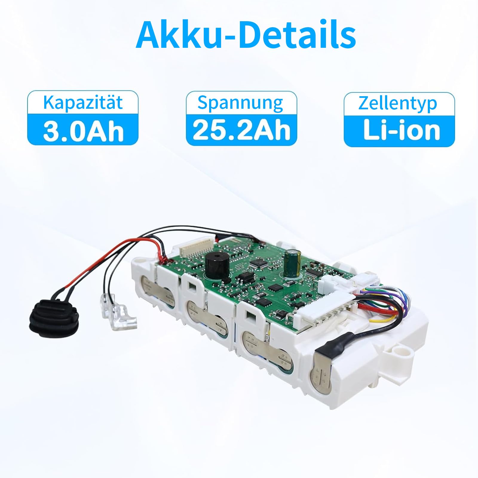 Ersatzakku für Kärcher FC7 Serie – 3000mAh Hochleistung, kompatibel mit 9.013.772.0 / EO2321-00091774, 1:1 passgenau