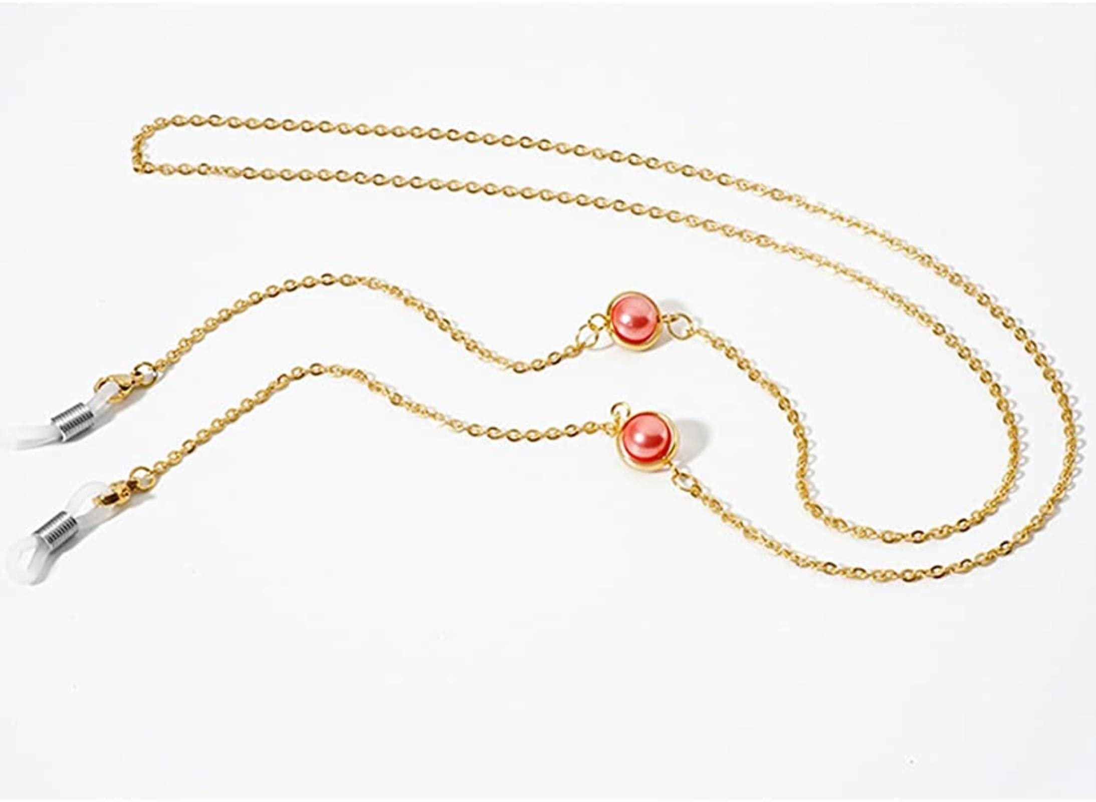Chaînes de Lunettes de Soleil, Cordon de Maintien pour Lunettes, Cordon Tour de Cou pour Femmes