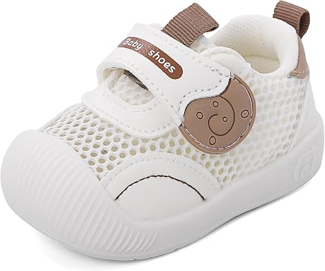 MK MATT KEELY Baby Shoes Boy Girl First Walker Shoes Toddler Non-Slip Breathable Mesh Barefoot Sneakers Infant Outdoor Lightweight Tennis Shoes