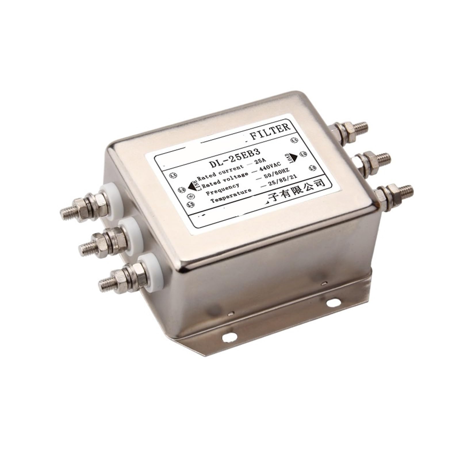 DVNXDPXJ DL-25EB3 DL-15EB3 15A/25A/ Three-phase power filter(DL-25EB3 25A)