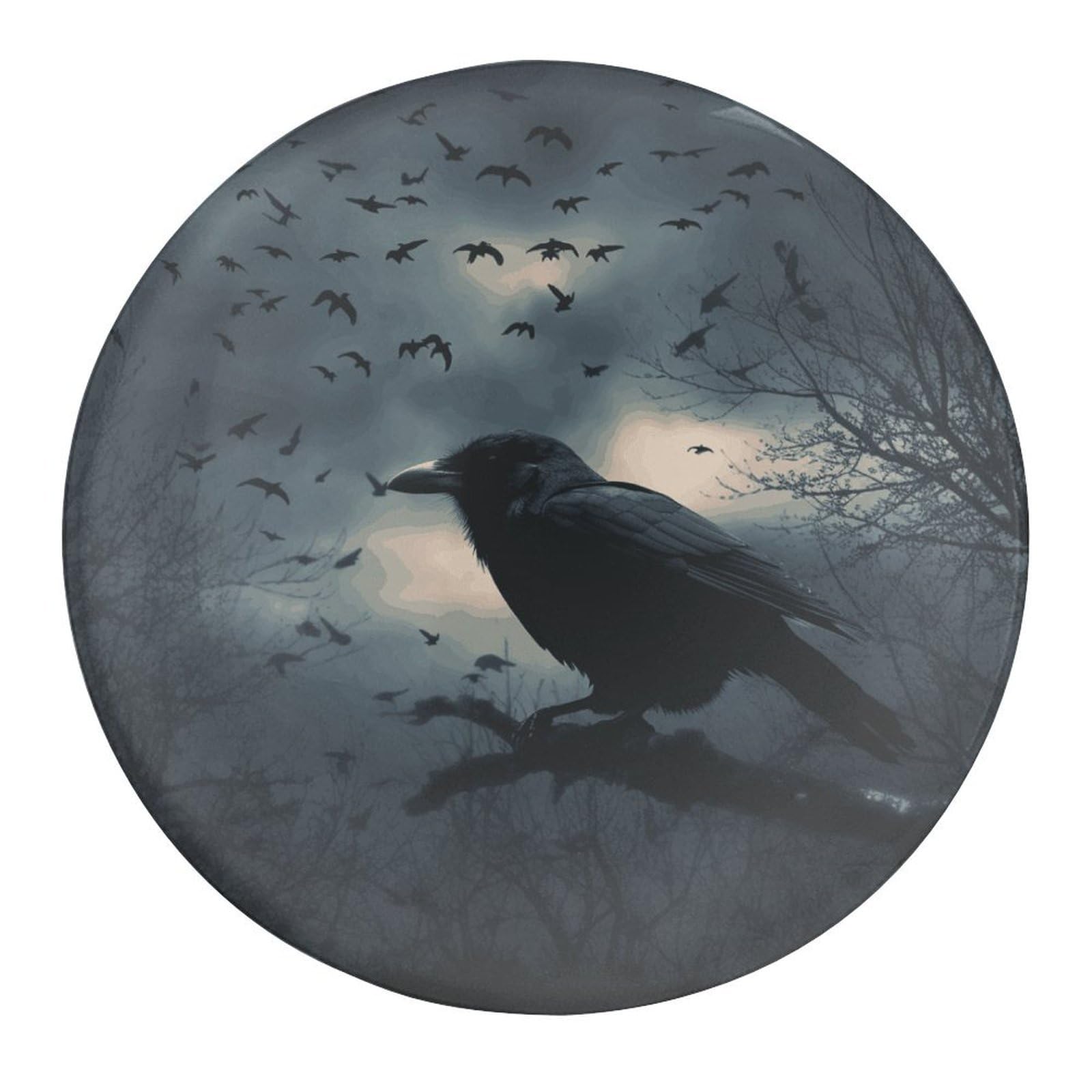 Fekiloot Style Night Crow Refrigerator Magnet Fridge Magnet1 Pcs