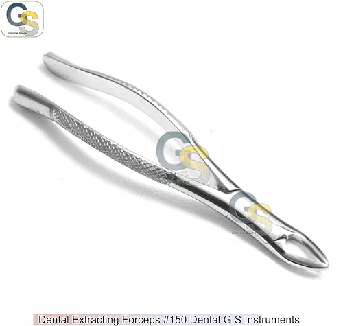 Miniatura 3 de Fórceps dentales #150 para incisivos superiores, Cúspidos Bicúspides, Raíces -