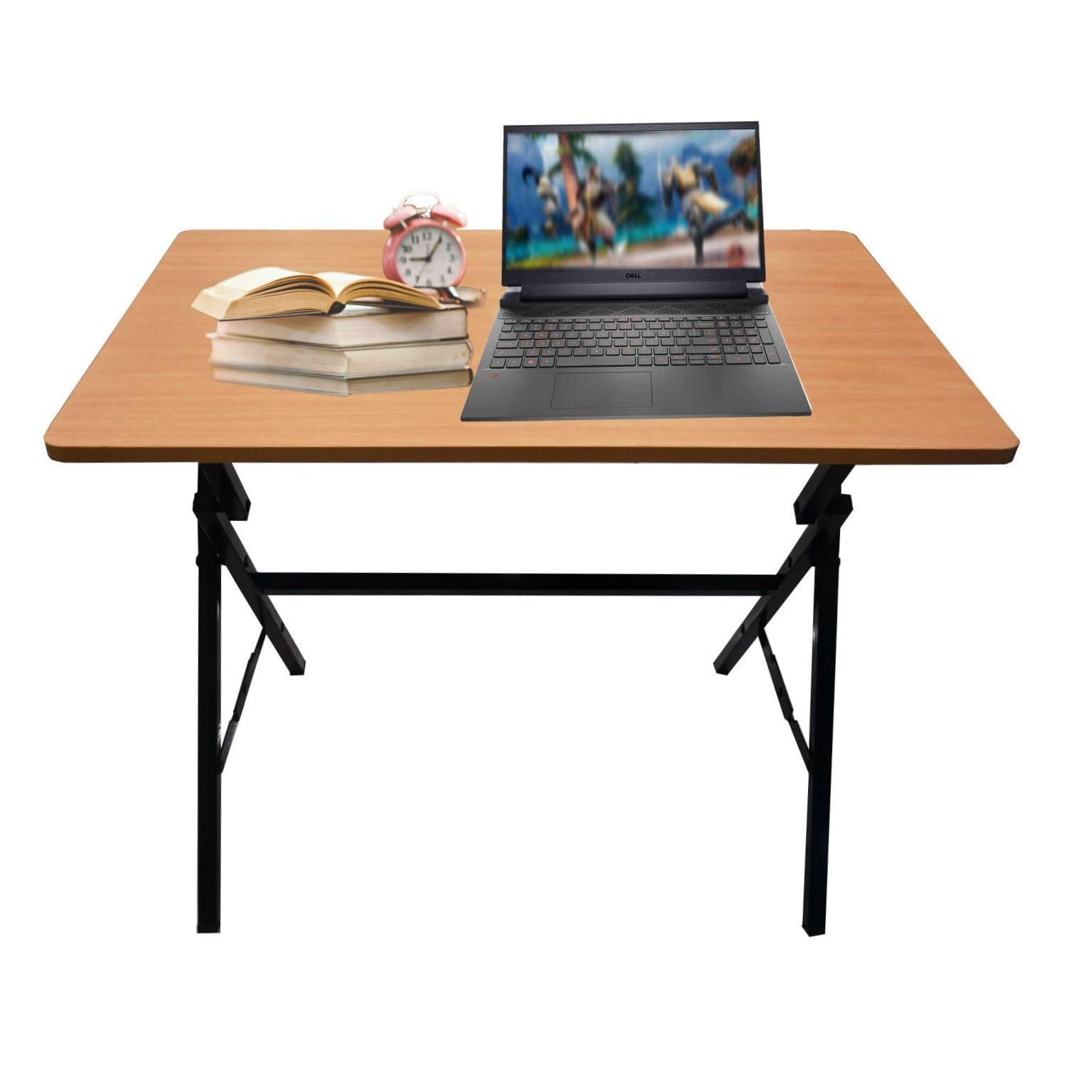 Deluxe Folding Wooden Desk & Chair Set - By Harbour Housewares