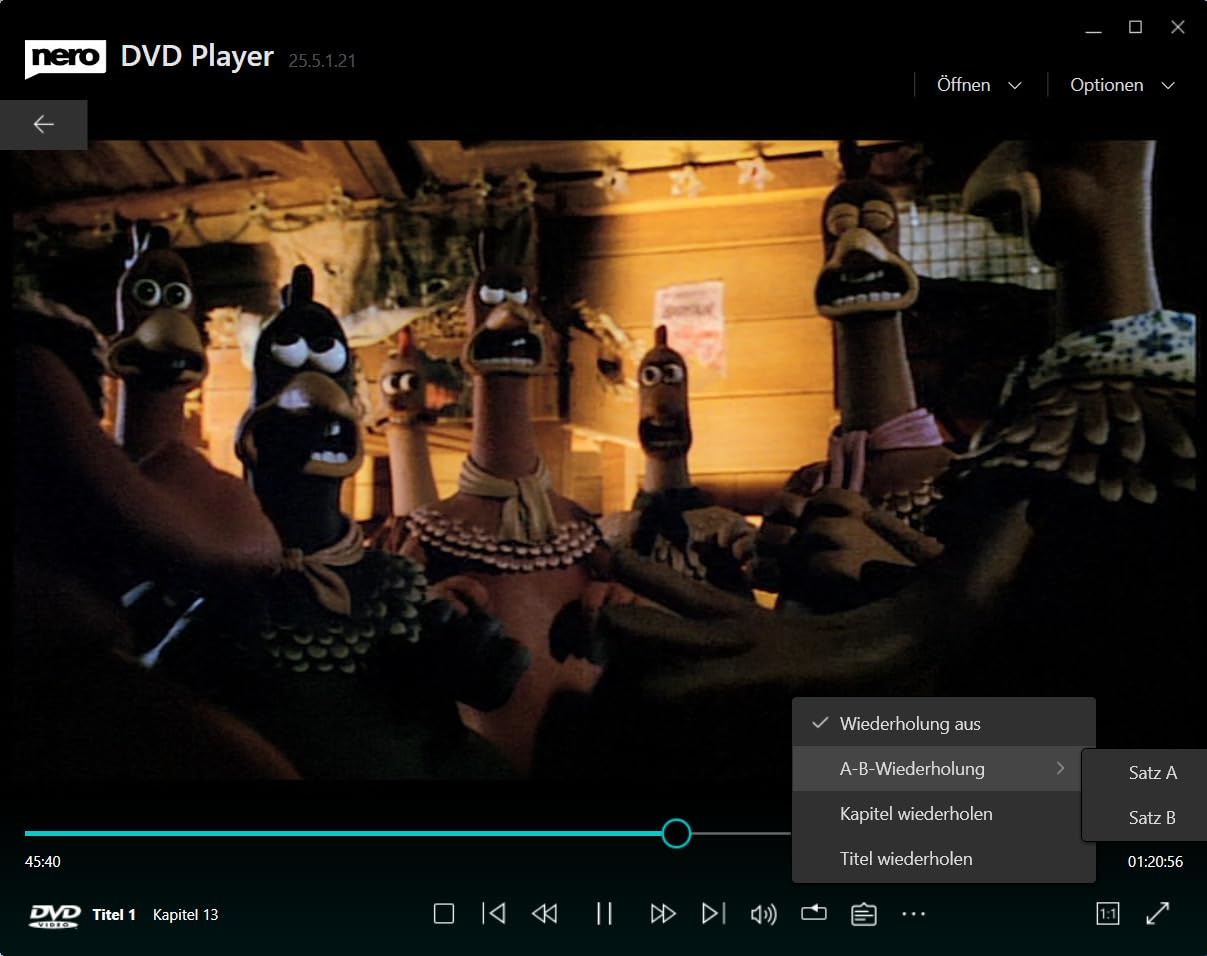 Nero DVD Player Unlimited Software | DVDs abspielen & Videoformate wie MP4, MKV, AVI, MOV wiedergeben | KI-Videooptimierung, Region-Freiheit, Untertitel, Surround Sound | 1 PC | Windows 11 / 10