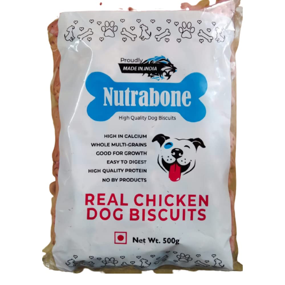 Nutrabone Real Chicken Dog Biscuits with Meat (Pack of 4,500 Gm) (B097R5FG47) Amazon Price History, Amazon Price Tracker