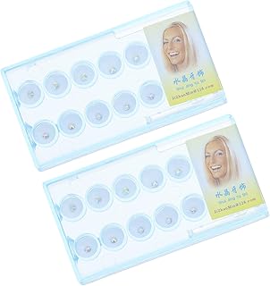 GARVALON 20 Peças Enfeite De Dente Enfeites De Diamante Enfeites De Dentes Reflexivos Gemas De Dente De Cristal Acessórios De Unhas Gemas Para Unhas Pedras Preciosas Para Unhas Adorno De