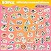 The Powerpuff Girls Stickers for Kids – 50PCS Cute Water Bottle Stickers for Girls, Waterproof Vinyl Decals for Laptop, Luggage, Skateboard, Phone Case, Kids Party Favors, Gifts for Girl and Teens