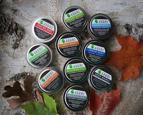 Aromi Solid Cologne | Best Men's Fragrance, Affordable Cologne For Travel, Small Men's Gift, Stocking Stuffer, Manly Gift Idea, Mint, Mandarin, Woods, 1 Oz, (Sexy Man) #TOP4