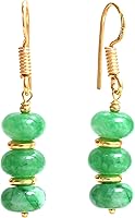 Vista 107 de Gempires Lightweight Beaded Earrings Handmade Gemstone Jewelry Hypoallergenic Gold Plated Dangling Earrings For Women