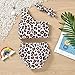 Baby Swimwear Set Set Girls Baby Print Kids Toddler 16Y Clothes Strap Swimwear Fashion Summer (Brown, 5-6 Years)