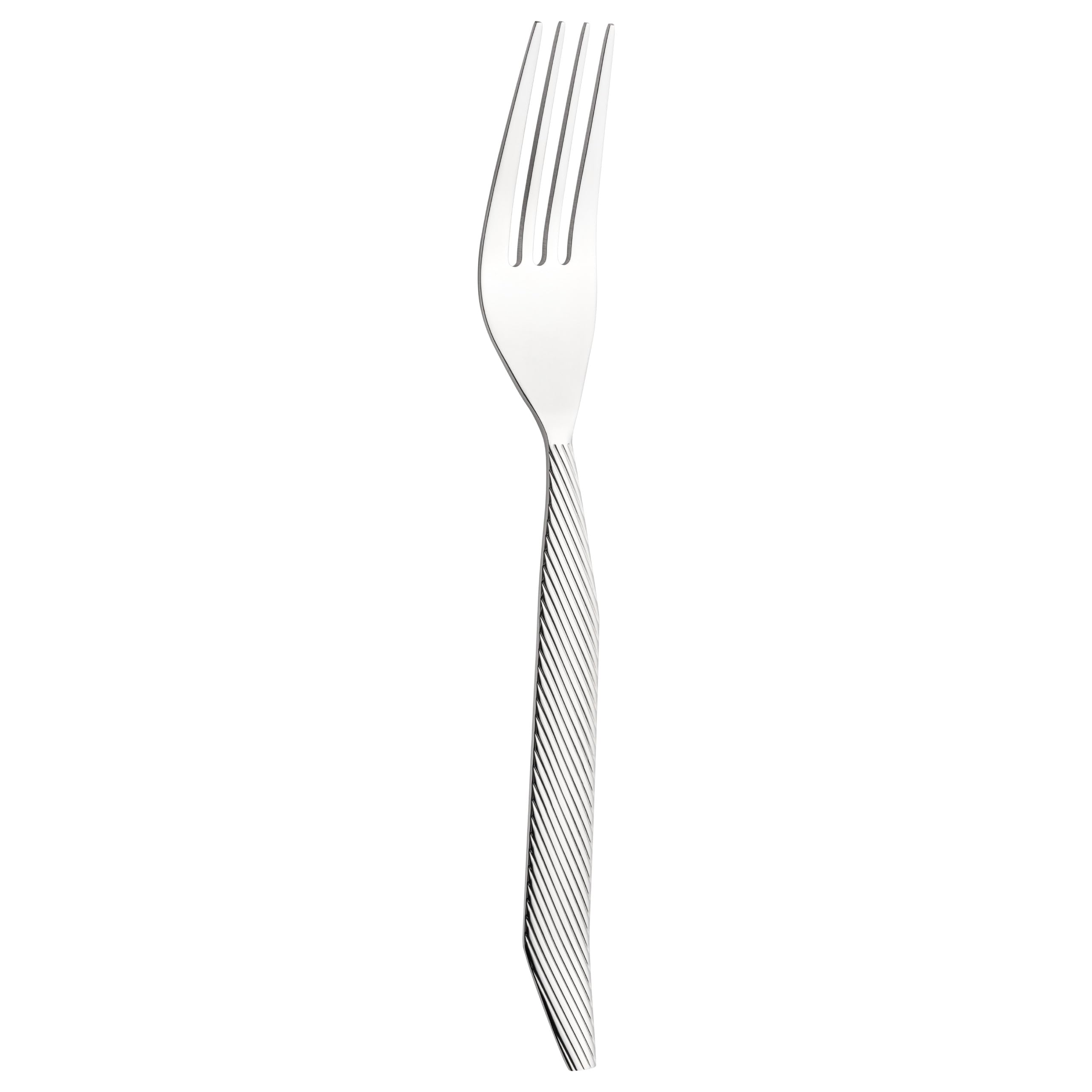 Grunwerg Sandringham Collection Dessert Forks, 18-10 Stainless Steel, Set of 12