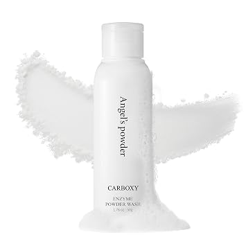 Angels Powder Enzyme Powder Cleanser for Face Gentle Exfoliating Facial Wash for Sensitive Skin, Korean Skincare, pH 5.5, 1.76 oz