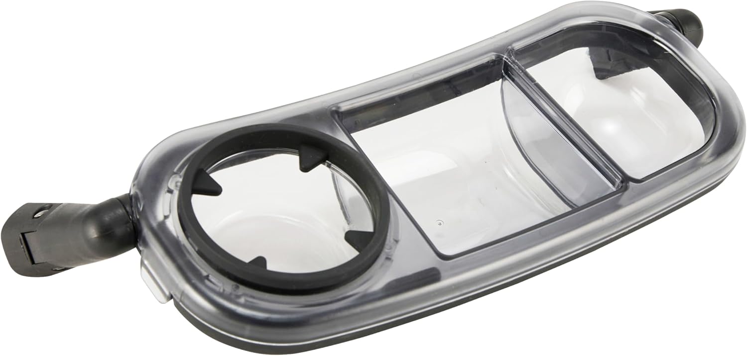Snack Tray Fits for UPPAbaby Vista V3/Vista V2/Vista/Cruz/Cruz V2/ RumbleSeat/RumbleSeat V2, Updated Snack Tray with Two Snack Compartments & Cup Holder, Quick Attachment, Stroller Accessories