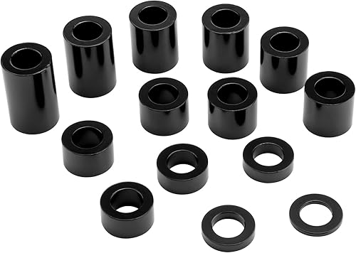 Miniatura 10 de Mofun ID Separador de rueda de 1 pulgada OD 15 pulgadas 13 piezas eje de 1 pulgada compatible con motocicletas Harley bobinas y picadoras