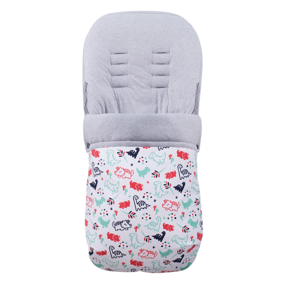 JYOKO Kids Saco para Cochecito Compatible con Baby Jogger City Mini Joolz (Algodon, Dino Party)