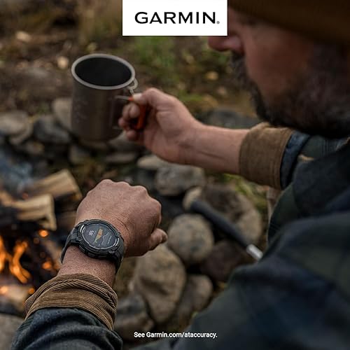 Miniatura 3 de Garmin Instinct 3 - Reloj inteligente táctico con pantalla de carga solar de 1.976 pulgadas, resistente con GPS para exteriores, duración ilimitada