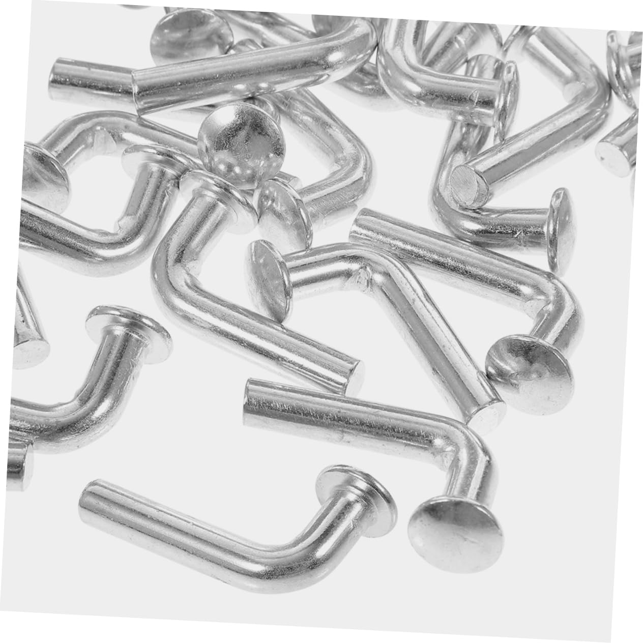 iplusmile 4 Juegos Accesorios Para Estanterías Soltar Alfiler Pinzas Para Estanterías De Palets Clip De Seguridad Ganchos Para Palets Pinzas Para Palets Silver Acero 35 Uds * 4