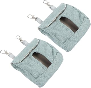 Balacoo 4 pcs Cloth Bag Hanging Rabbit hay Feeder Bag Hay Feeder for Rabbit Guinea Pig hay Feeder Pantry Storage Shelves Small Storage Shelves Hay Storage Holder Hanging Bag pet