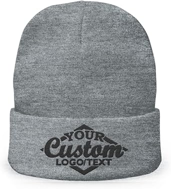 Custom Beanie Hat Personalized Embroidered Beanie Cap for Women and Men Design Logo Text Acrylic Gift Winter Soft Warm Beanie