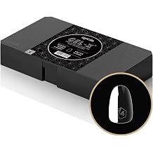 Apres Nail Gel-X Natural Round Extra Short Box of Tips | 600 Gel-X Tips, Premium Quality, 14 Sizes 00-9 | Half-sizes Included