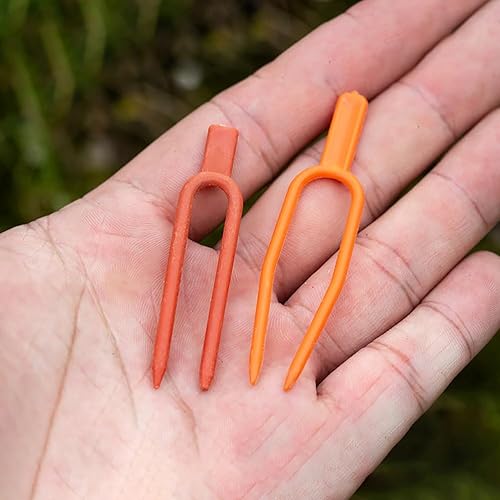 Vista 3 de GANAZONO 400 piezas de soporte de alambre fijo para horquilla de vid para cables, plantas de fresa, clips de fijación de fresa, lazos de plantas