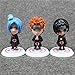 Zaroter Set of 11 Pieces Mini Naruto Akatsuki PVC Figure Collectible Model with Bases