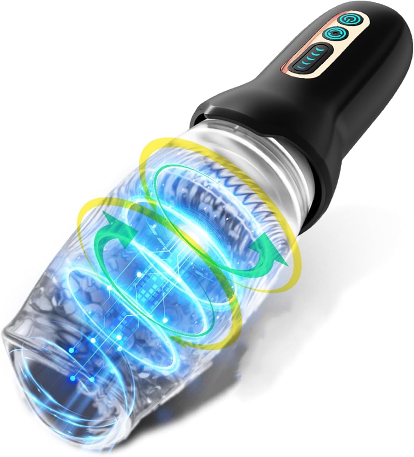 Amazon.com: 2025 Male Masterburbatar Hands Free with 7 Thrusting 7 ...