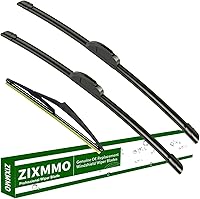 Vista 24 de Juego de 3 escobillas de repuesto para limpiaparabrisas, escobillas delanteras de 18" y 18" y escobilla trasera de 11", calidad original de fábrica