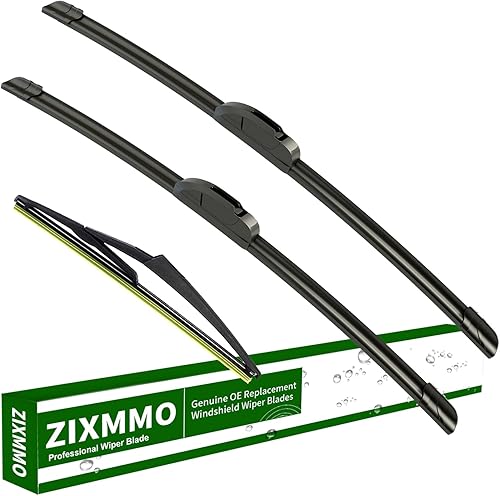 Limpiaparabrisas de repuesto de 26 14 12 pulgadas para Nissan Rogue 2008-2013 2014-2015 Rogue Select - Calidad original de fábrica (paquete de 3)