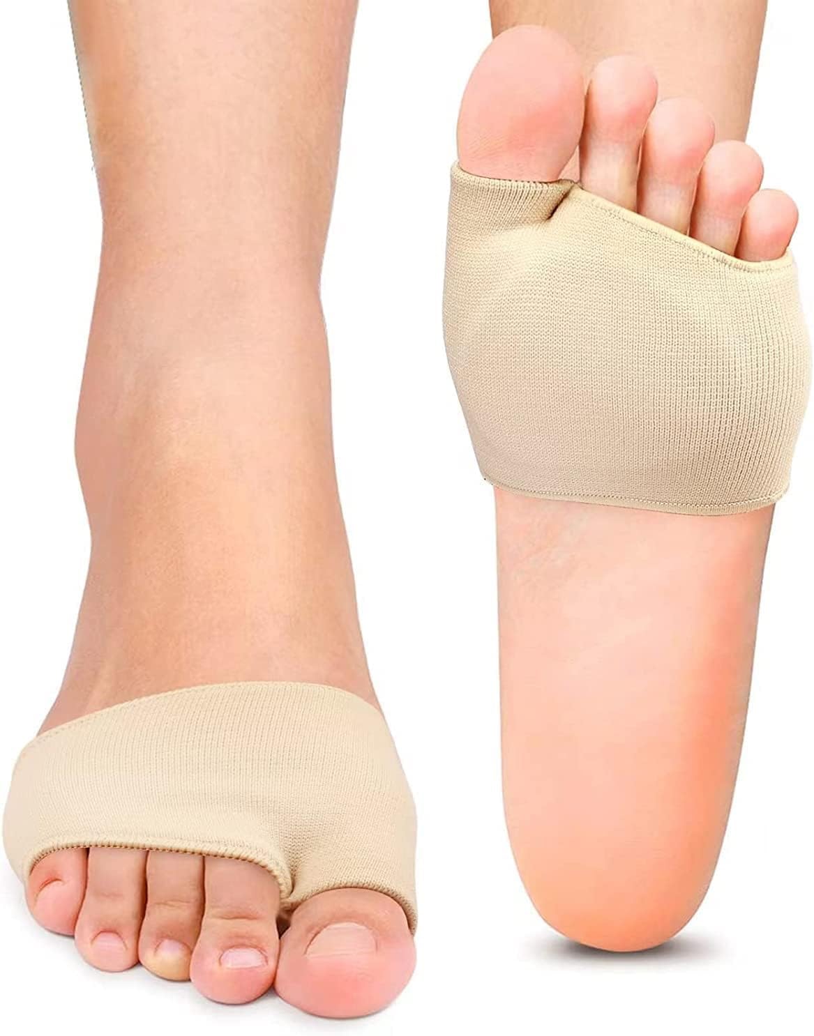 Aegon Forefoot Pad for Pain Relief | Hallux Valgus Foot | Bunion Sleeve Foot Pad | Metatarsal Pad | Ball of Foot Cushion for High Heels | Morton's Neuroma | Foot Support for Pain Relief (1 Pair)