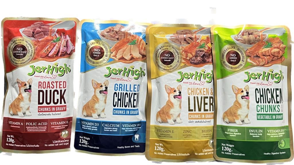 See full amazon price history chart for JerHigh Roasted Duck 12 Packet + Grilled Chicken 12 Packets + Chicken Liver 12 Packets + Chicken Vegetables 12 Packets Mix All 4 Flavours Total 48 Packets JerHigh Roasted Duck 12 Packet + Grilled Chicken 12 Packets + Chicken Liver 12 Packets + Chicken Vegetables 12 Packets Mix All 4 Flavours Total 48 Packets (B0C77WTFLF) Amazon Price History, Amazon Price Tracker