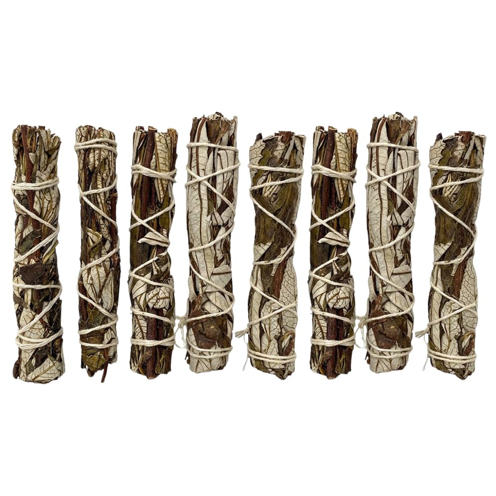 VIE Slimline Smudge Stick (Pack of 8, White Sage and Yerba Santa)