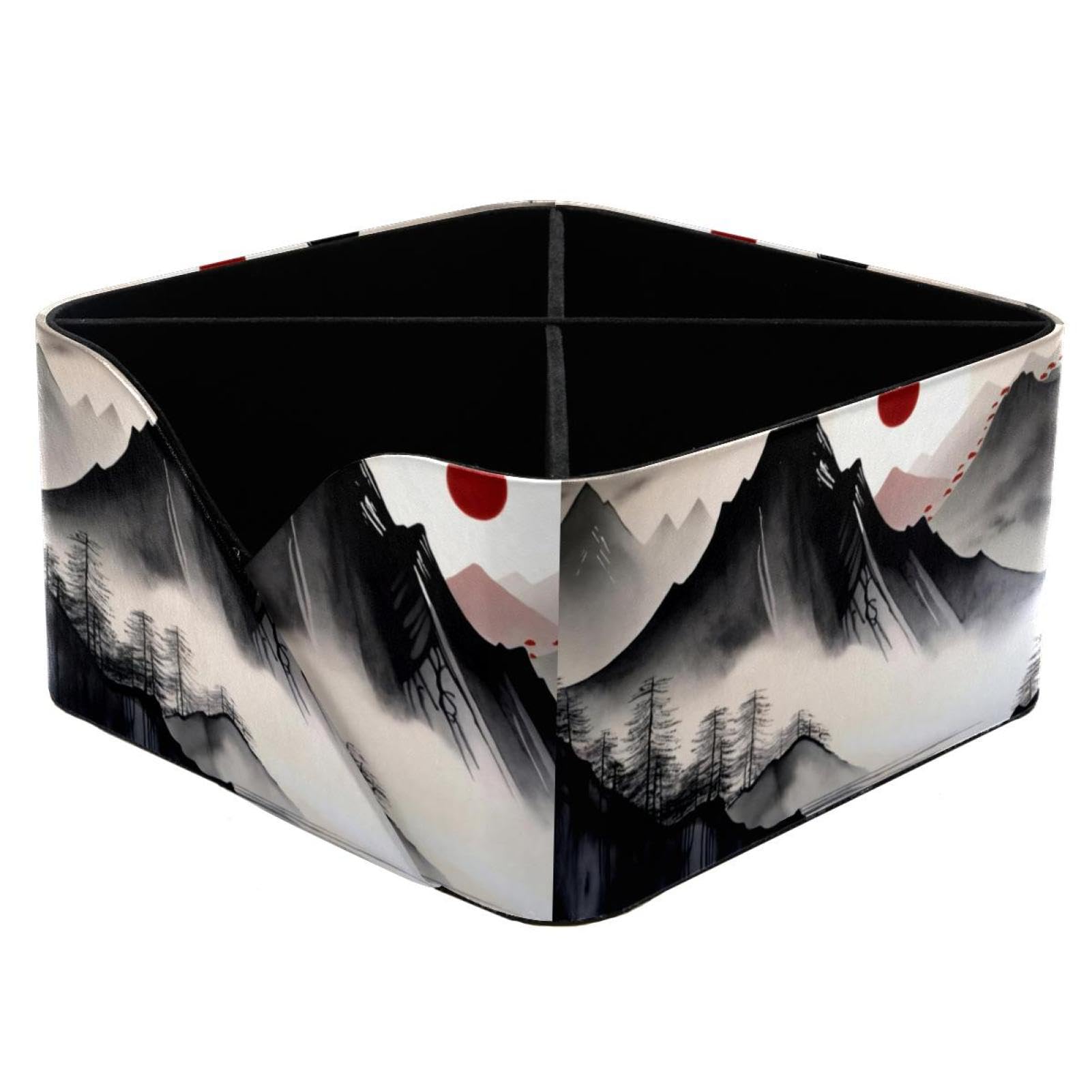 Boîte de rangement peinture à l'encre pour embellir votre bureau