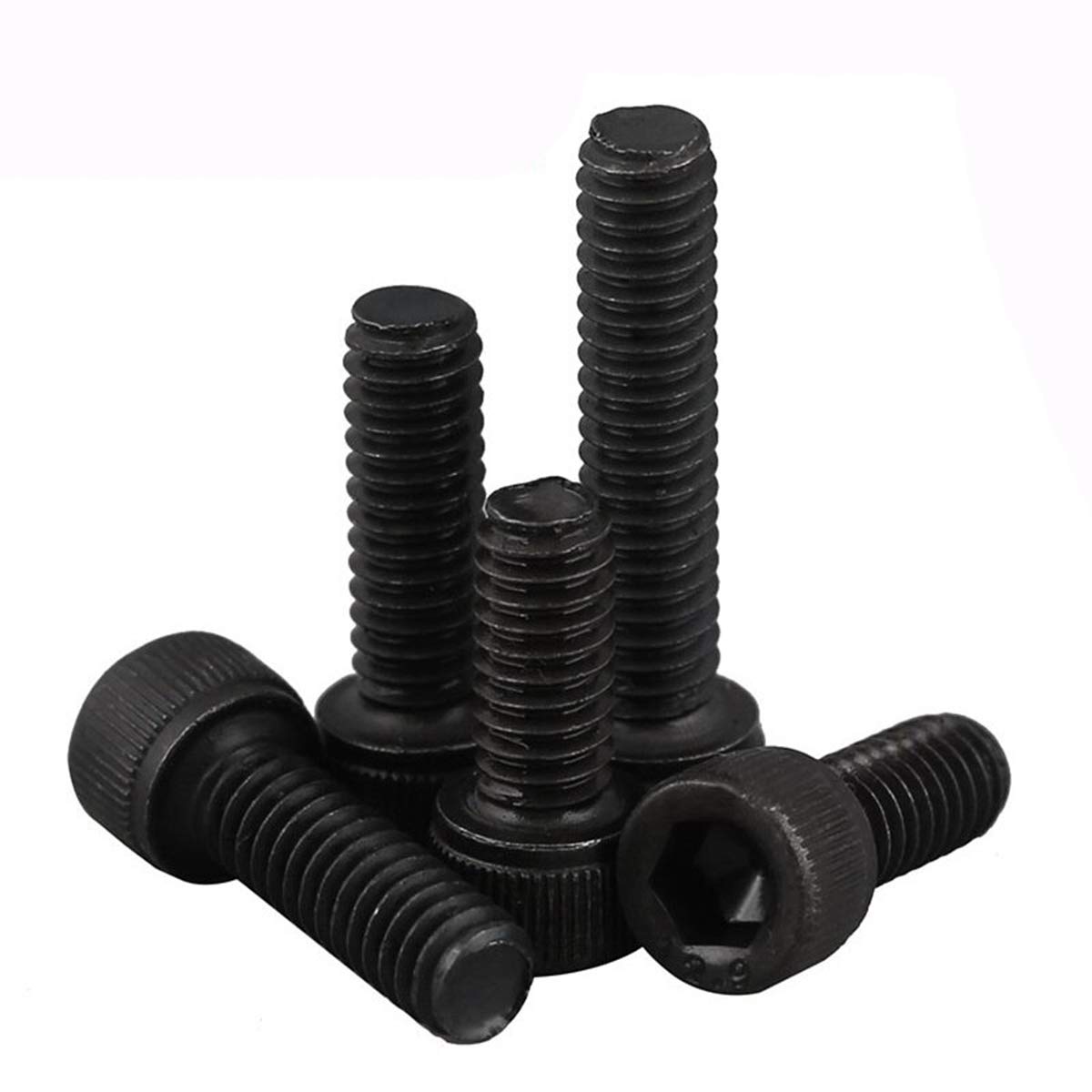 5 Boulons M8x35mm Tête Ronde à Six Pans Creux - Marque Uxcell, Neufs, Origine Chine