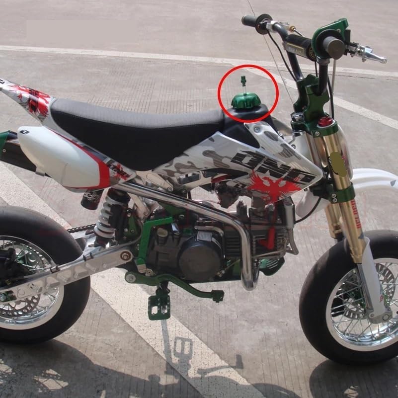 Motorbike Petrol Tank Cap Universal 50mm CNC Aluminum Gas Fuel Tank Cap with Vent Cap for YA&MAHA Motorcycle Dirt Bike for ATV