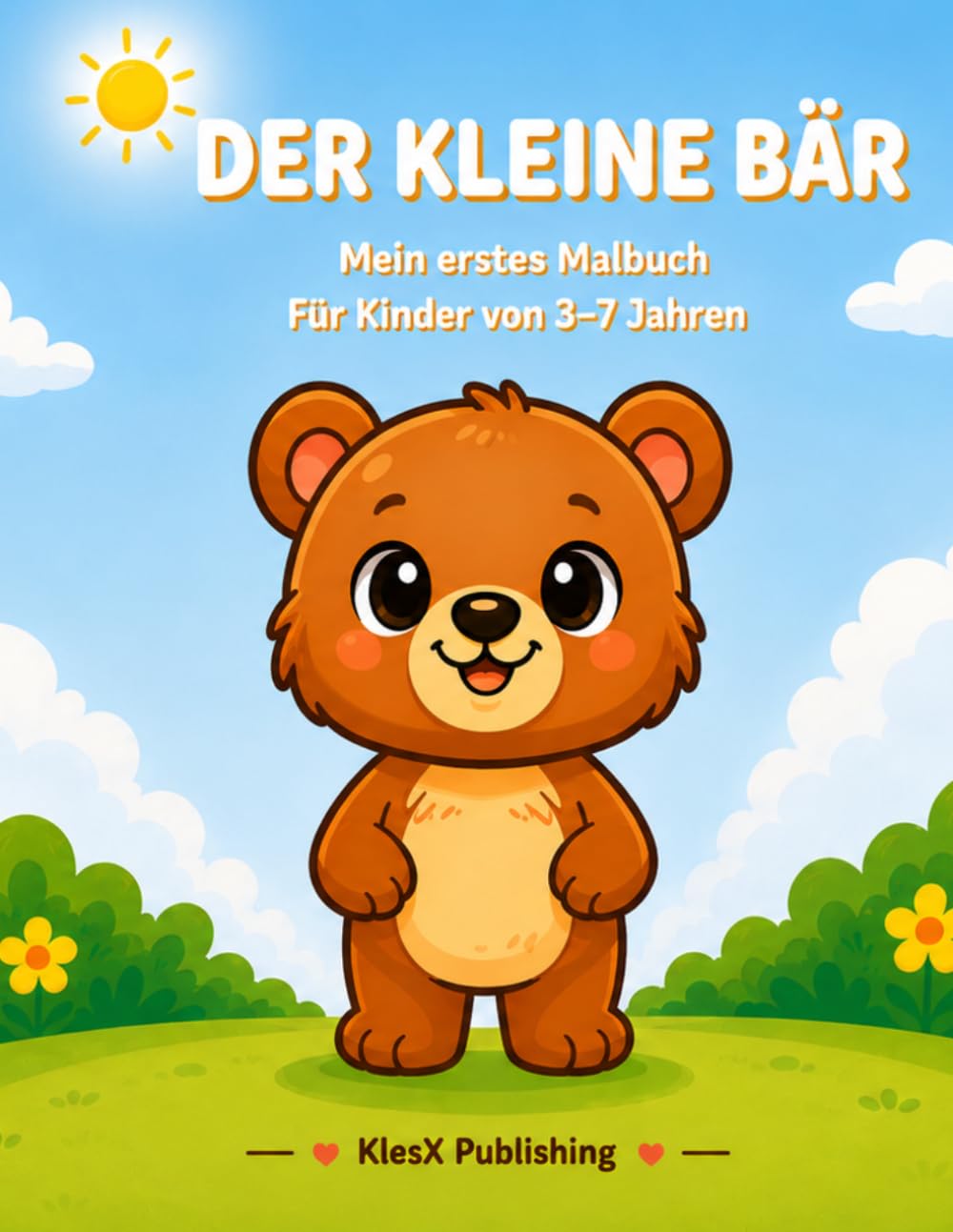 Der kleine Bär: Mein erstes Malbuch