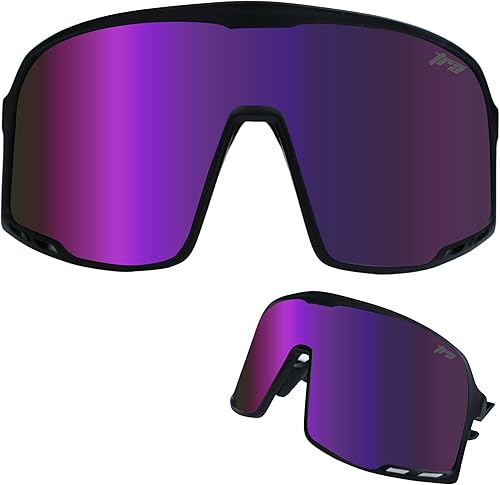 Gafas de sol de béisbol para adultos, UV400, gafas de sol geniales para correr, fútbol, ciclismo, gafas deportivas + funda