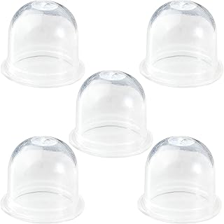 Yingshop Pack of 5 Primer Bulb Compatible for Chainsaw Trimmers Brushcutter Blower Homelite Echo Stihl Ryobi Poulan McCulloch Zama C1Q C1U C1M Series Carburetor 0057003 0058001 12538108660
