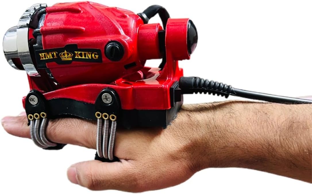 Endzone AC Daul Speed Head Massager Machine for Full Body and Pain Relief Device MASSAGER 1 Year Warranty (Pre-mium Quality Red)