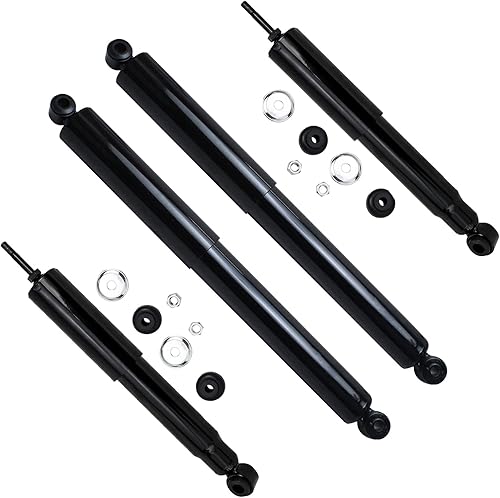 Miniatura 291 de Detroit Axle - Amortiguadores traseros para Chevrolet Equinox GMC Terrain Pontiac Torrent Saturn Vue Suzuki XL-7, 2 Amortiguadores traseros